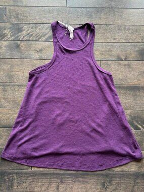 Free People Long beach ribbed tank